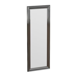 Hanah Home Espejo de Muelle Marco Plateado Elegante 40x105 cm, 100% MDF, Espejo Ecológico Flotal-E